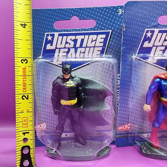 DC Comics Justice League Micro Action Figures Batman Superman 3" - Picture 4 of 5